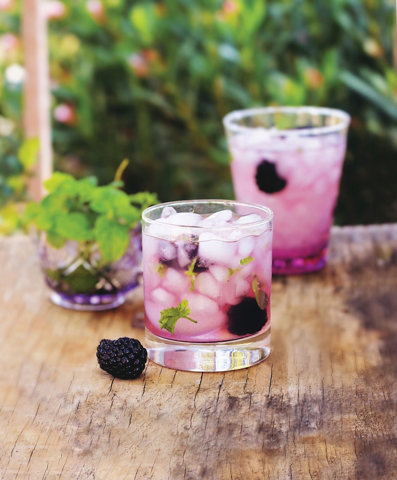 Treese, Love, Happiness. Blackberry Mint Infused Water
