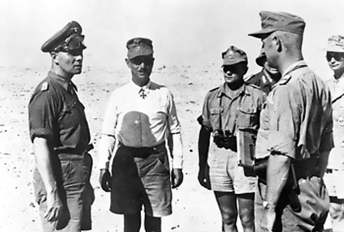 Rommel and aides