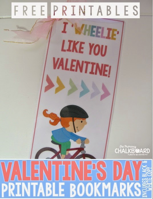 FREE Valentine's Day Printable Gifts: Bookmarks and Crafty Messages