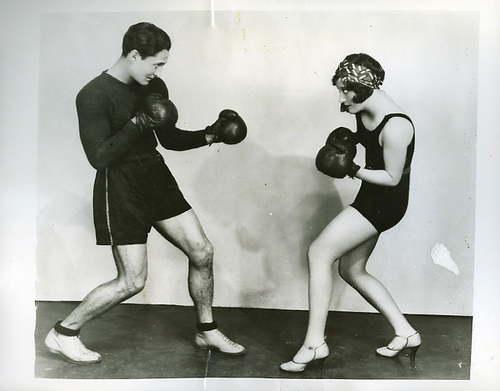 Old Photos Of Women Boxing Vintage Everyday