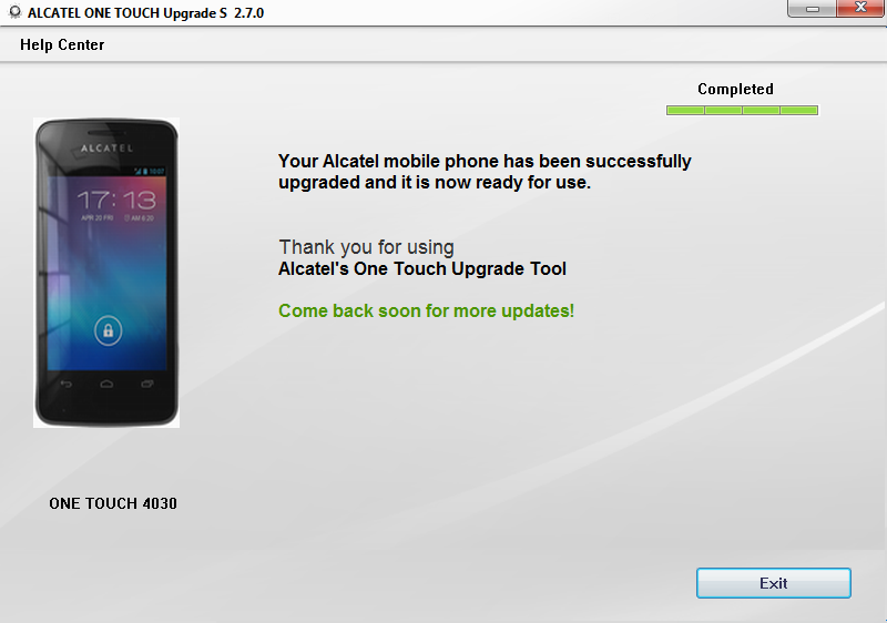 Скачать Алкатель One Touch Upgrade