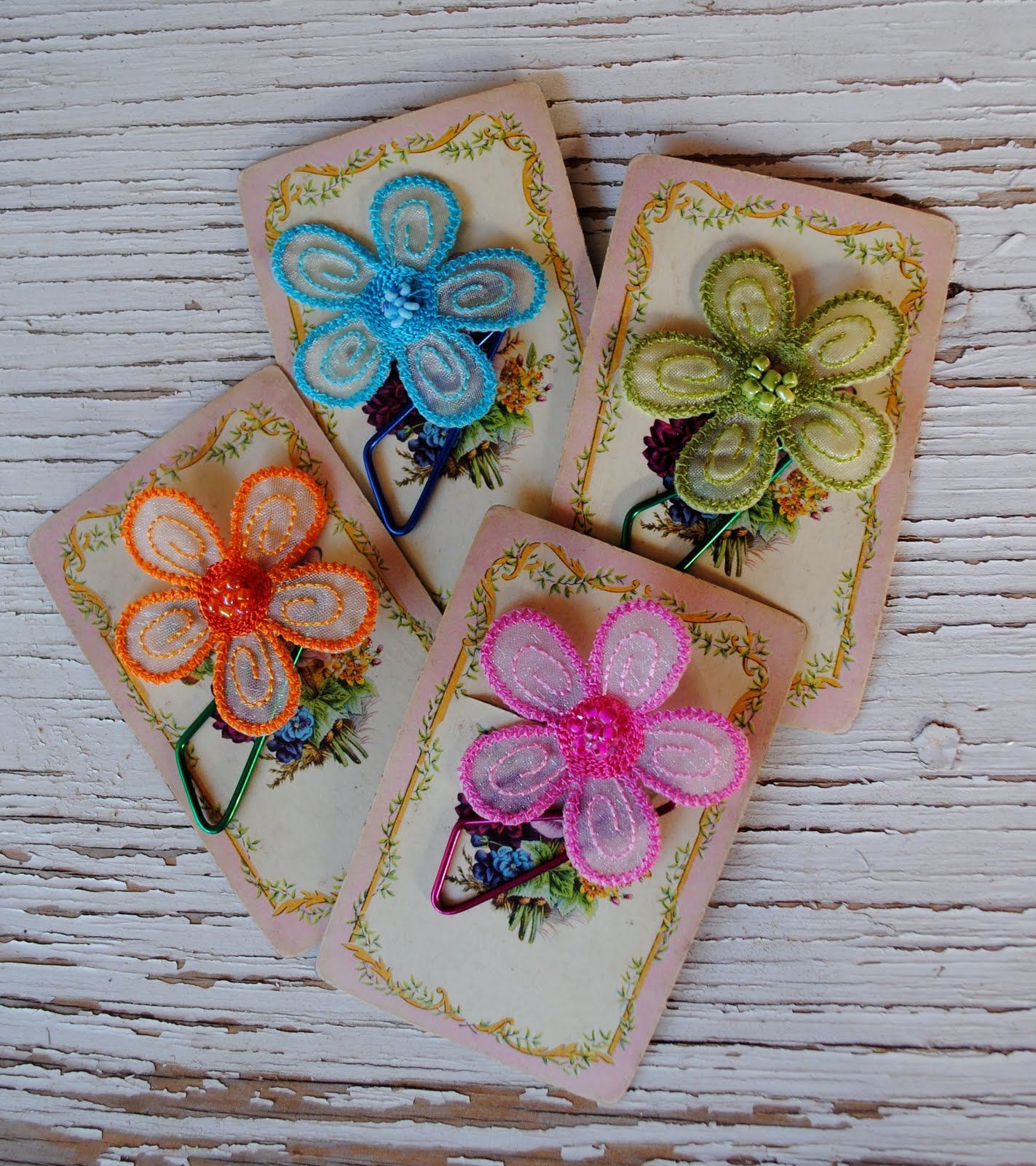 alexa lett...artsy merchant Paper Clips + Appliques + Thread + Cards