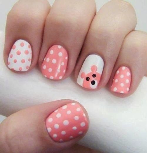 uñas kawaii naturales