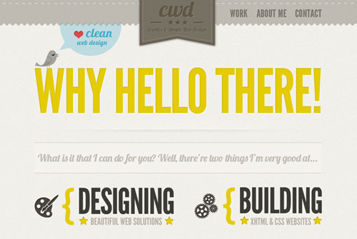 typography website