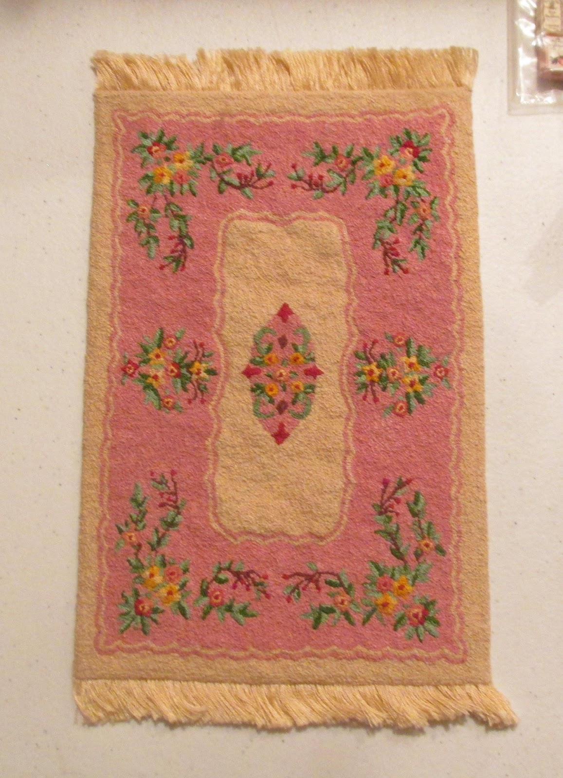 Natalia's Fine Needlework New Project Punchneedle Rug From the Kit