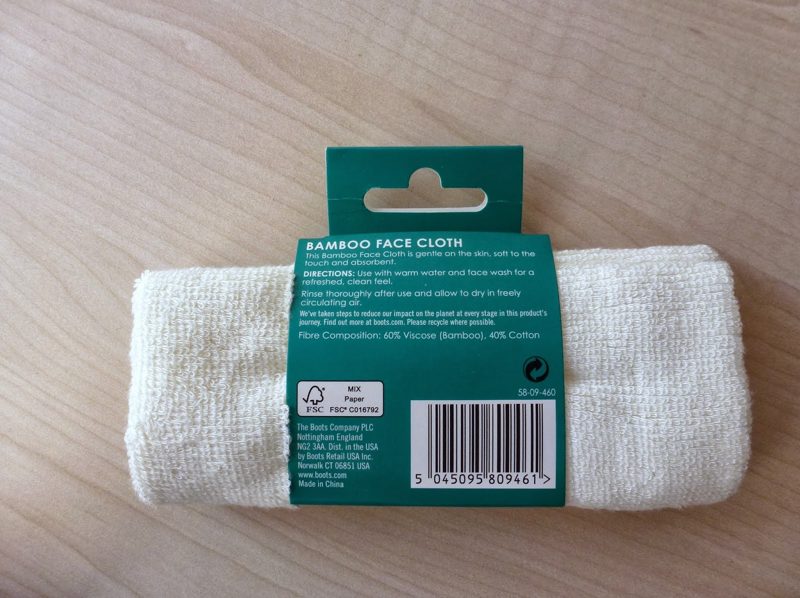 Miss Bella blogs Bamboo Face Cloth