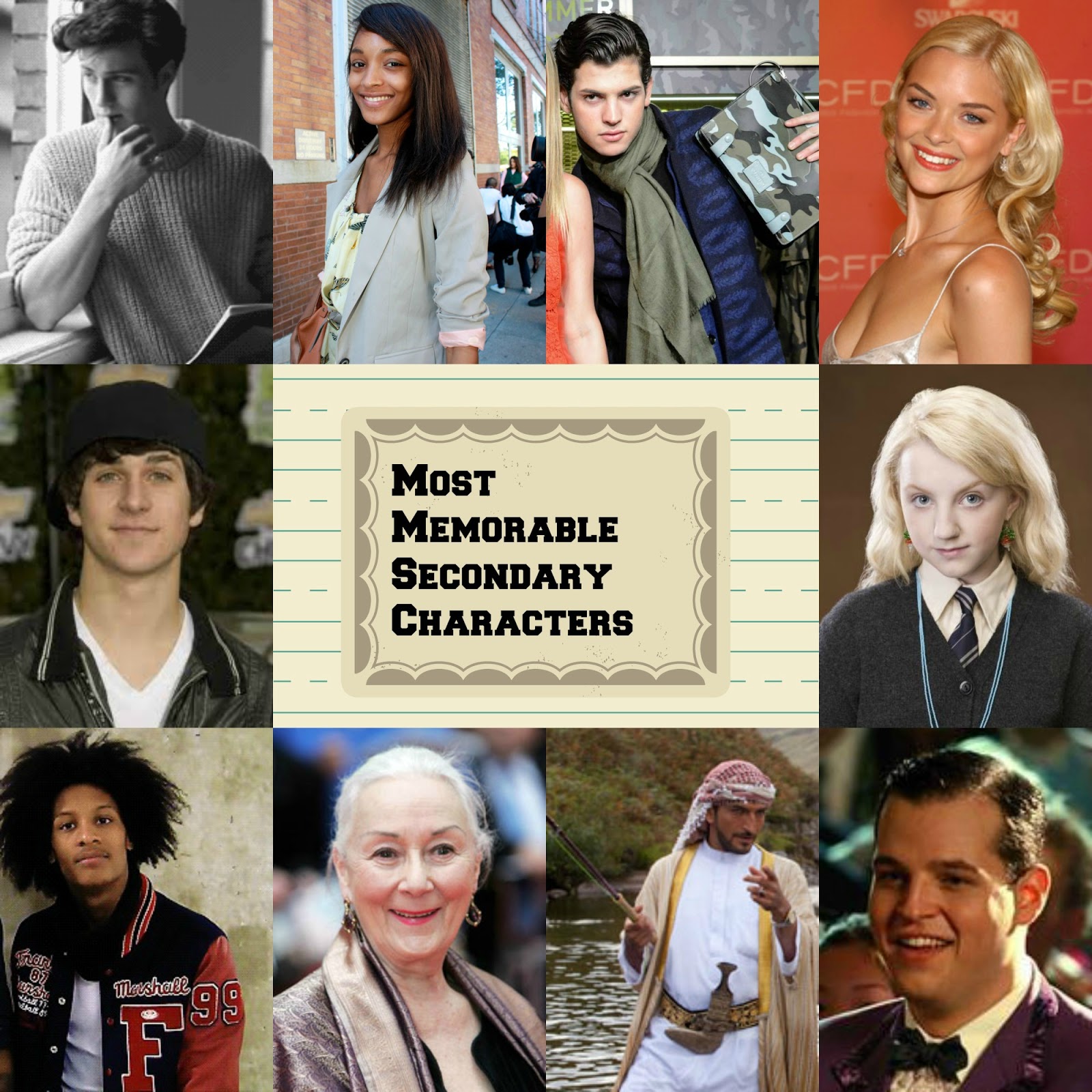 Quite Spectacular Top Ten Tuesday Most Memorable Secondary Characters