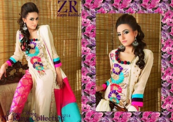 Latest Party Wear 2014/15 for Ladies by Ni Rang
