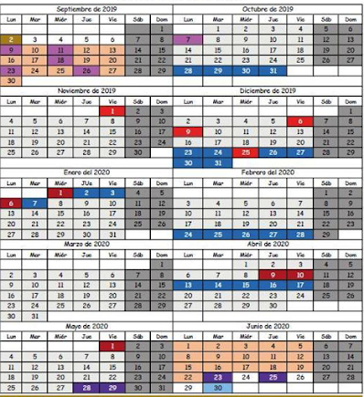 CALENDARIO 2019-2020