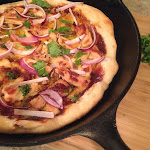 Cast Iron Skillet BBQ Chicken Pizza