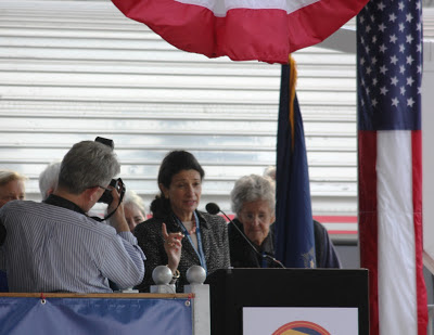 Sen Olympia Snowe Senator Snowe in Freeport