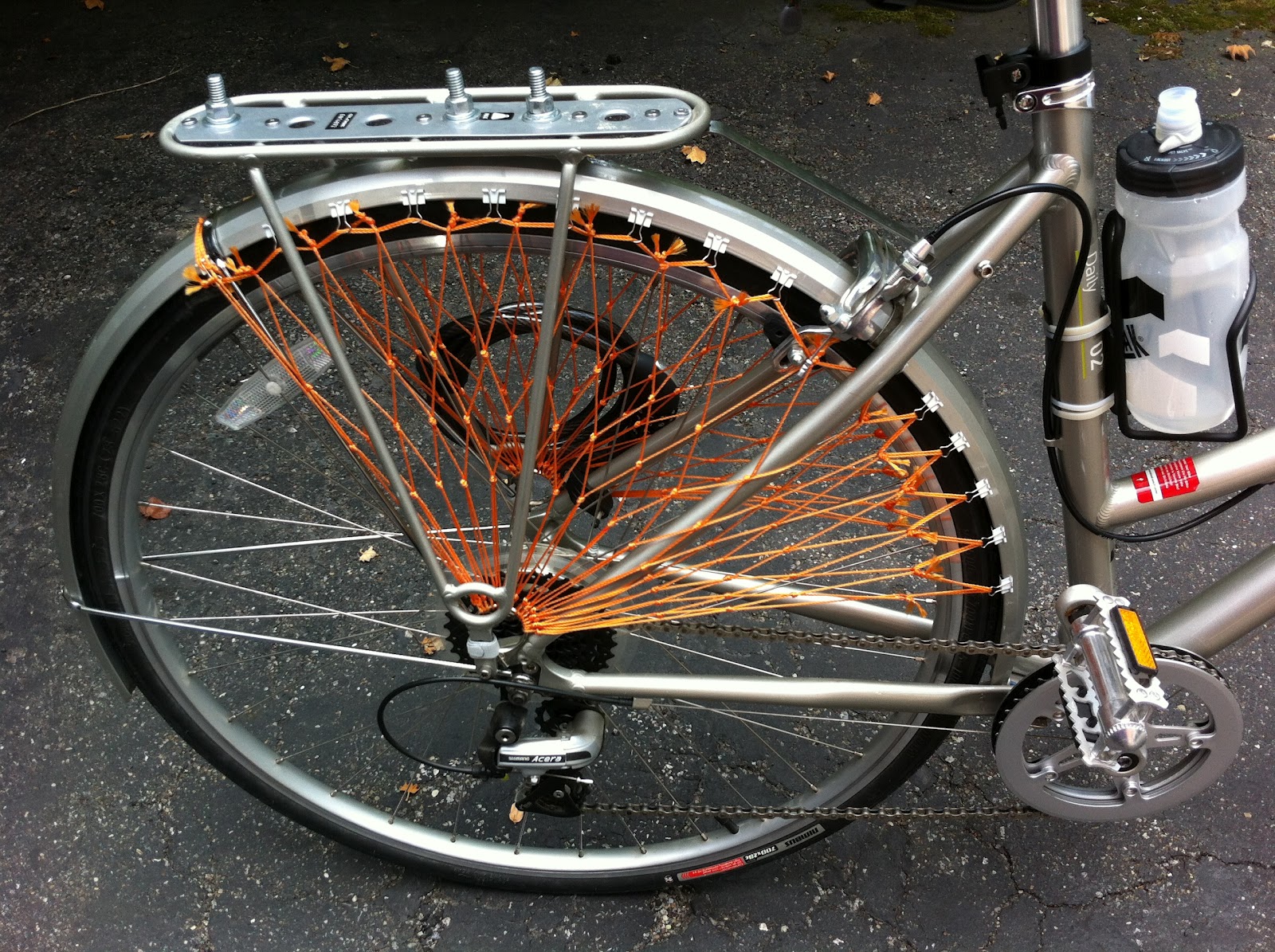commutercharli DIY bicycle skirt guard!