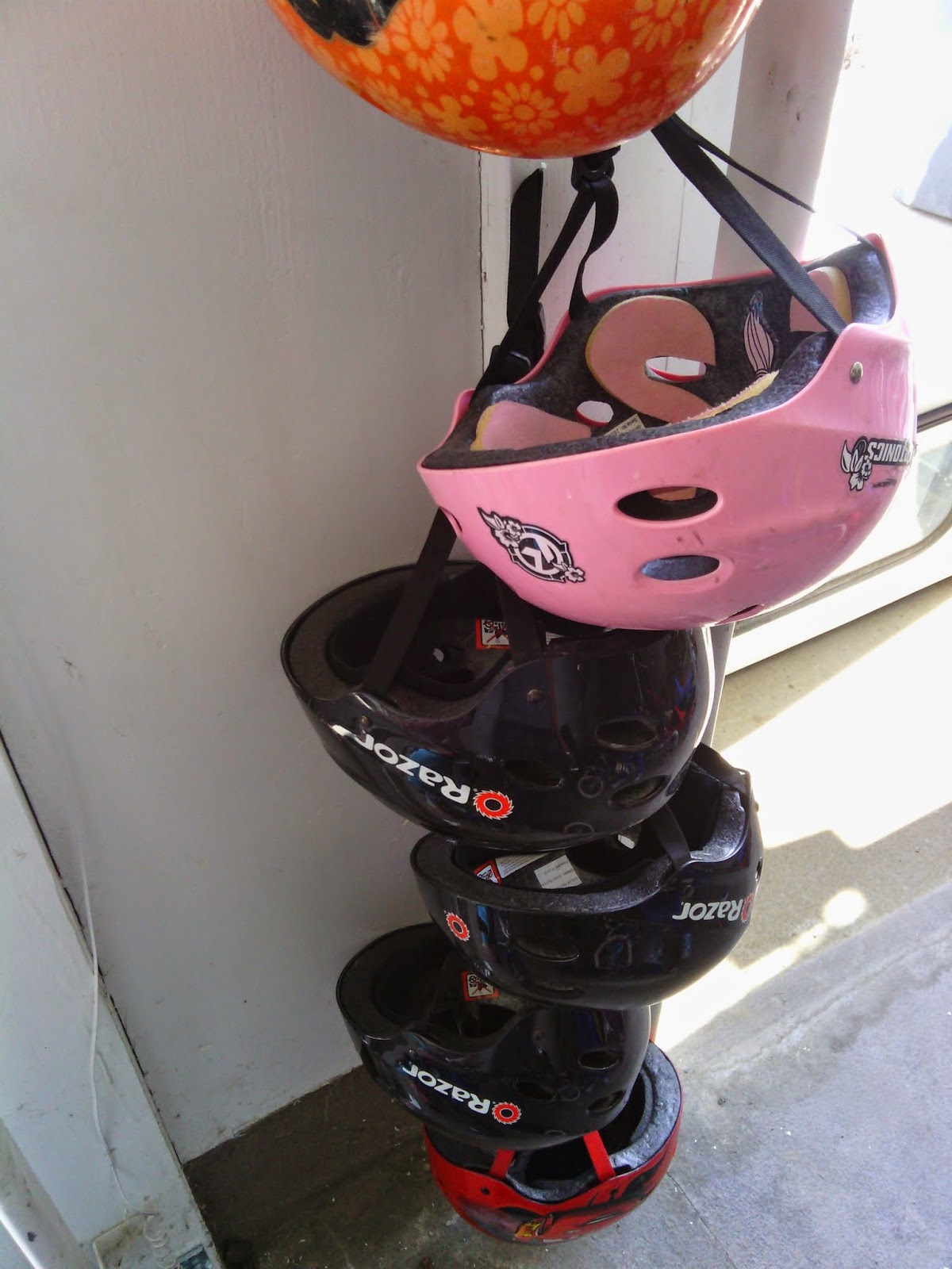 My Home Done My Way Helmet Storage