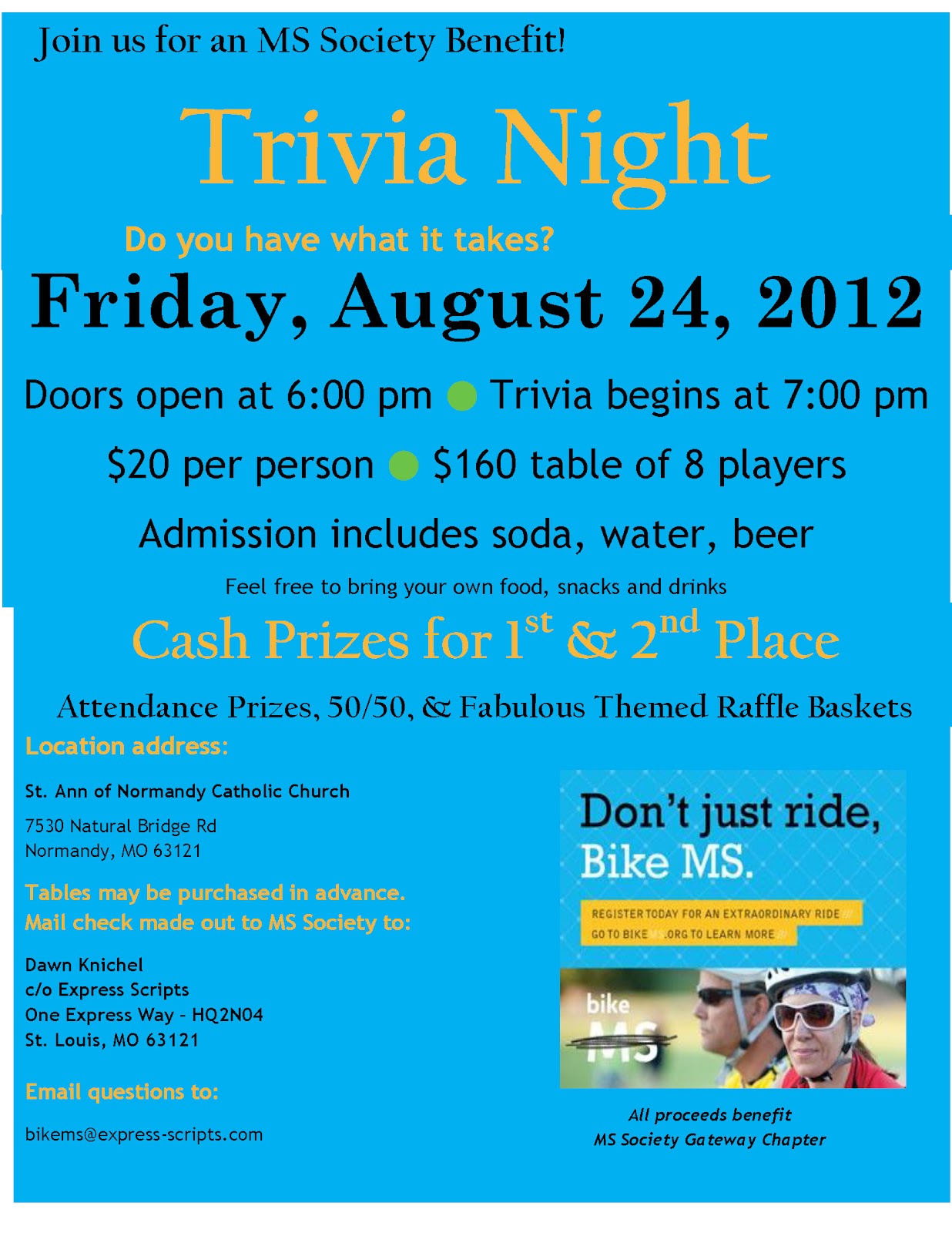trivia night flyer