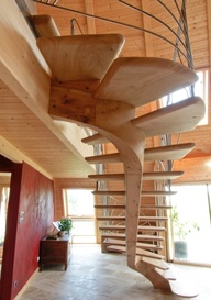 Diseño de Escaleras de Madera : Arquitectura y Diseño