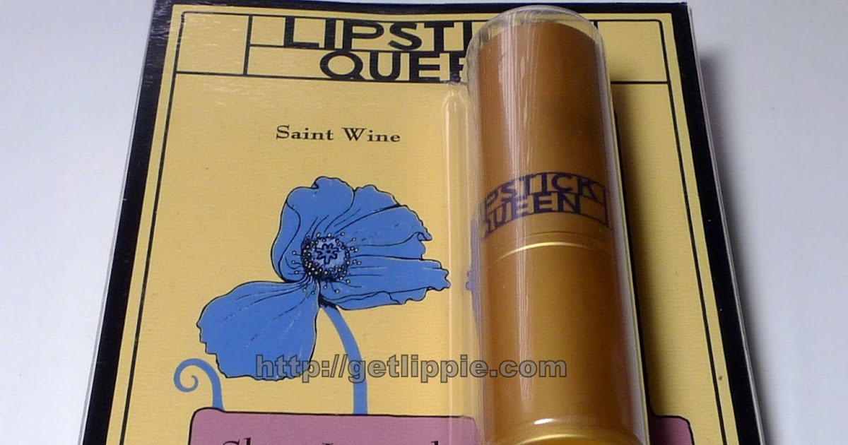Lipstick Queen Saint Wine Get Lippie
