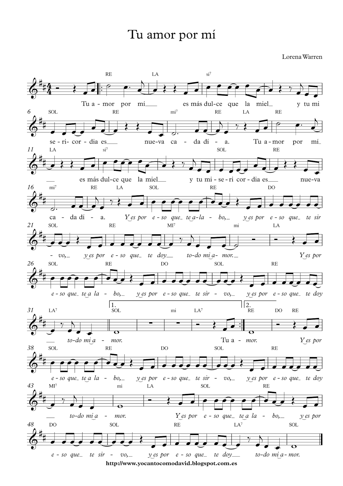 Tu Amor Por Mi Yo Canto Como David yo canto como david blogger