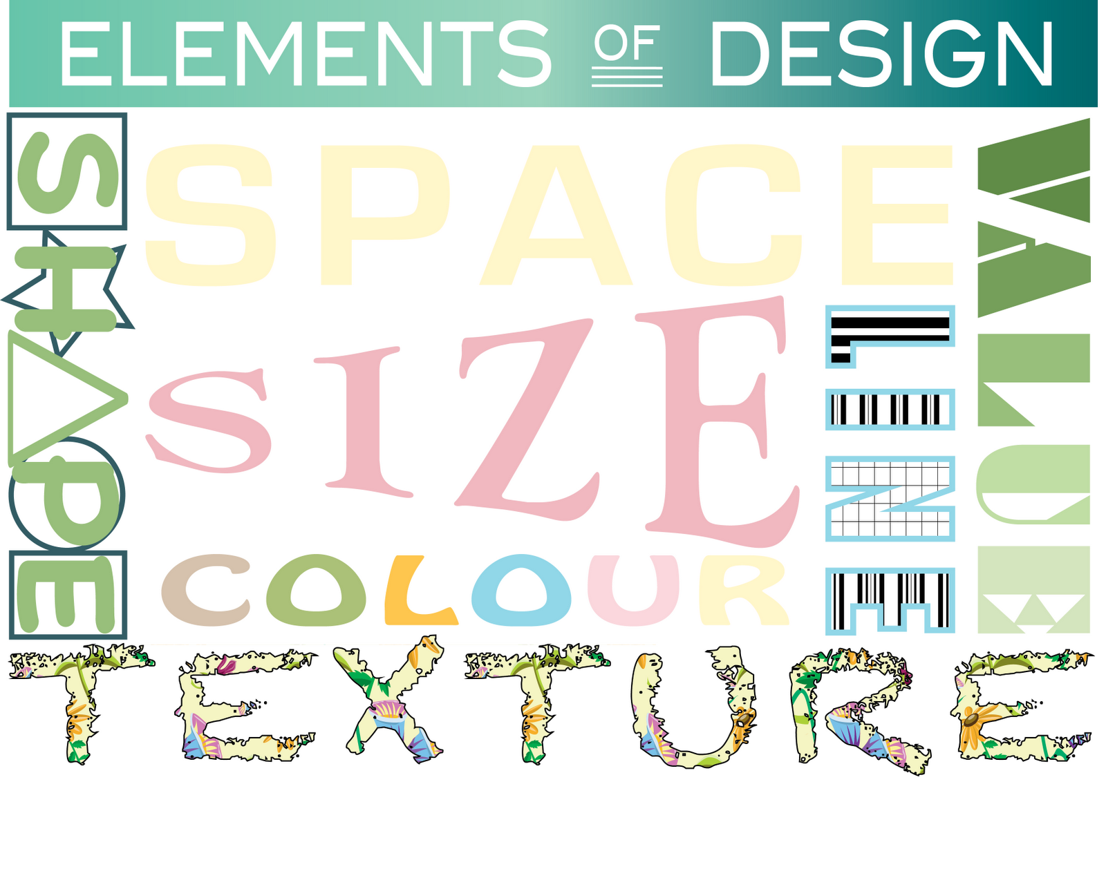 carolyn s creations elements of design poster