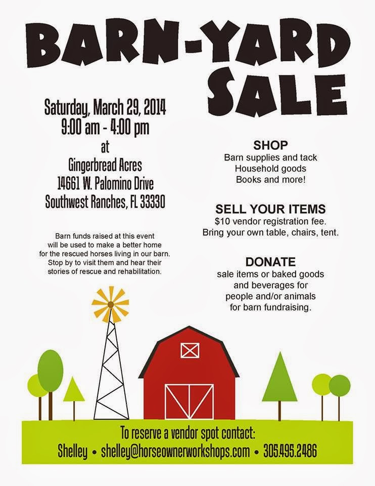 Barn Yard Sale South Florida Horse