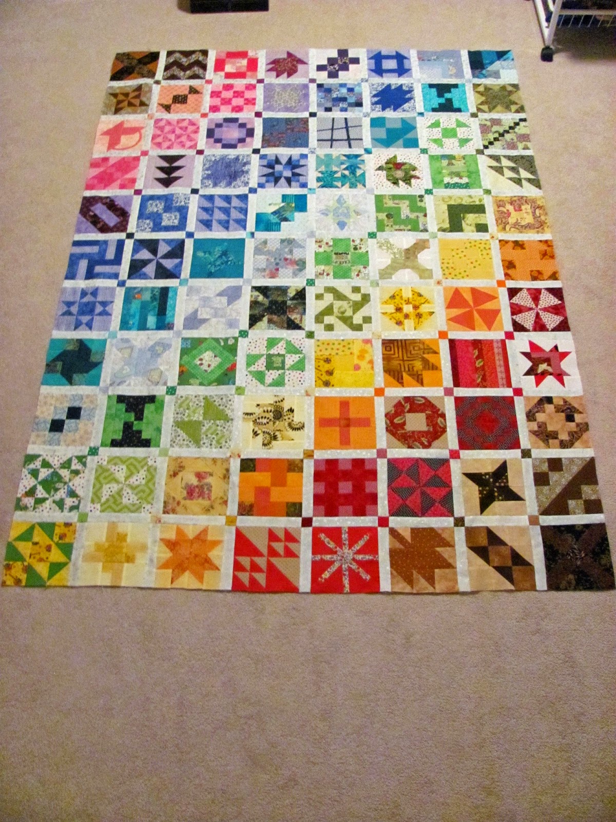 Nell's Quilts Flimsy is Done!