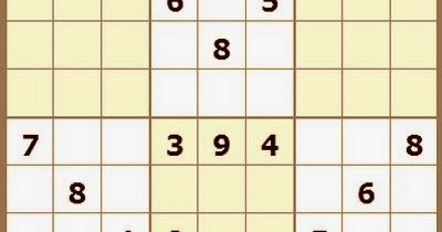 Free printable Word Search and Sudokus: Sudoku 20