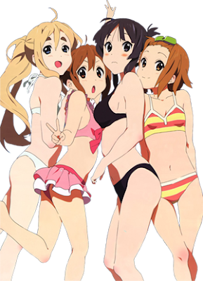 Render Mio , Ritsu , Tsumugi & Yui 