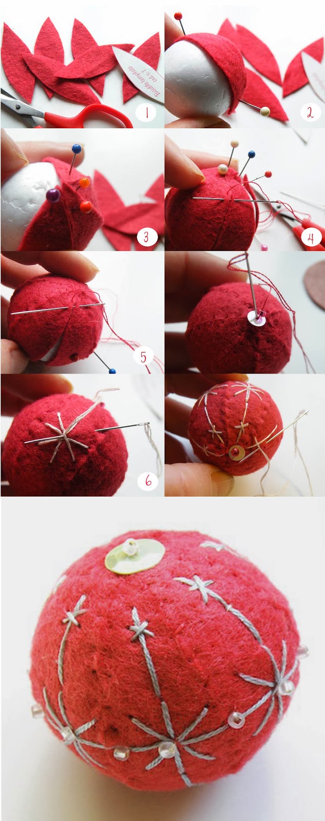 NANCY NICHOLSON Tutorials for Christmas No.6 Bauble