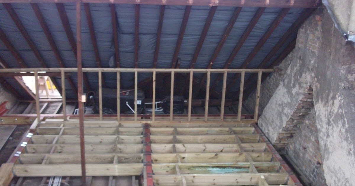 loft conversiona how to guide installing the floor joists to a loft