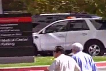 Two conspirators arriving together at UCLA on the day Michael died.