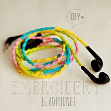 DIY: EMBROIDERY HEADPHONES / AURICULARES DE COLORES