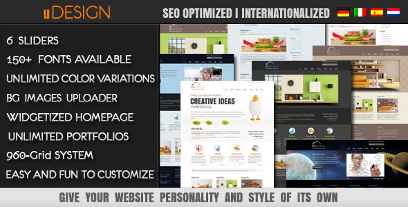U-Design Wordpress Theme Free Download by ThemeForest.