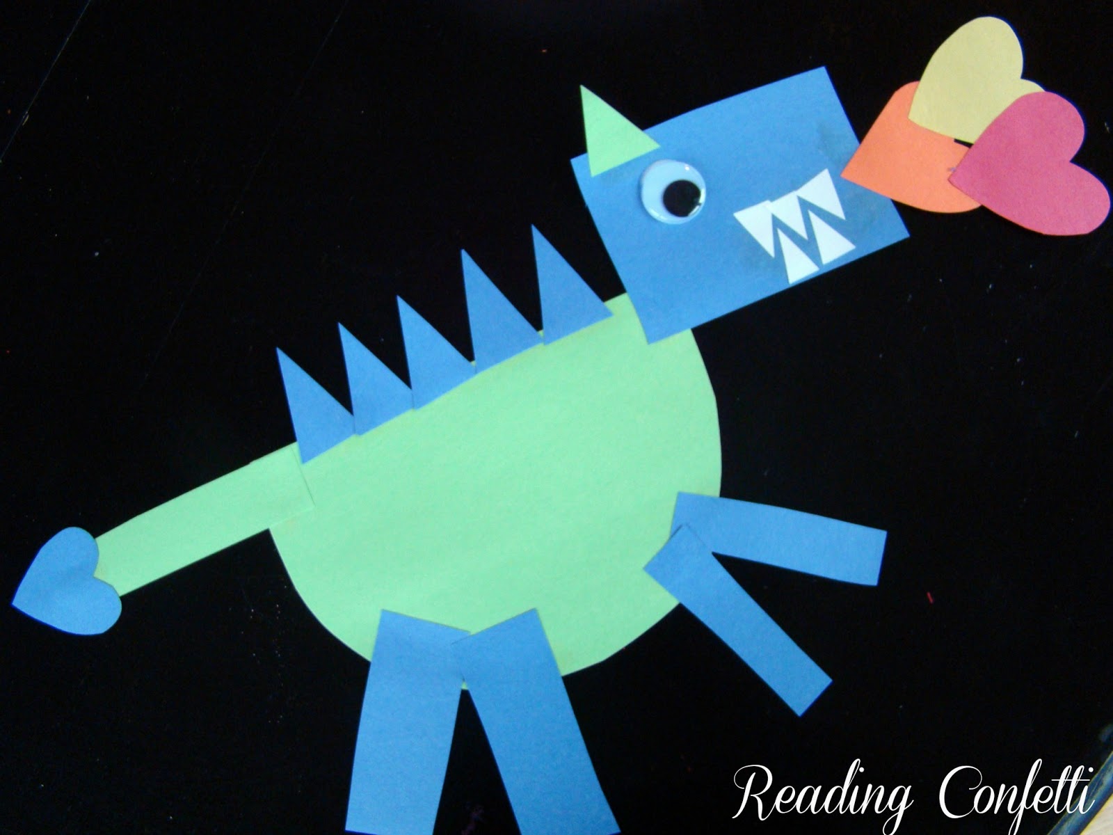 shape dragons studying illustrations virtual book club dragon shapes