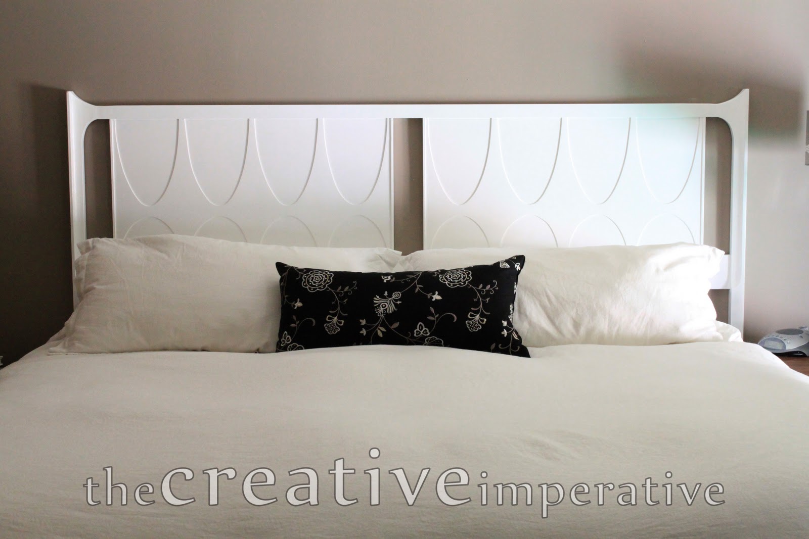 The Creative Imperative White Painted Headboard