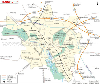 Hannover Karte Region Bild