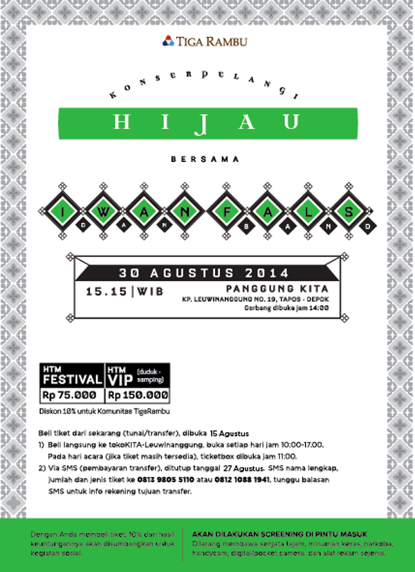Jadwal Konser Iwan Fals Pelangi Hijau Jadwal Konser Iwan Fals Pelangi Hijau