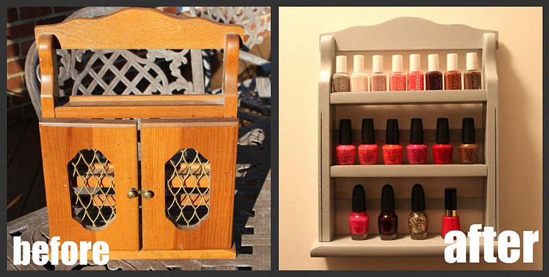 DIY Nail Polish Rack