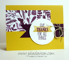 Stampin' Up! For All Things Thank You Card