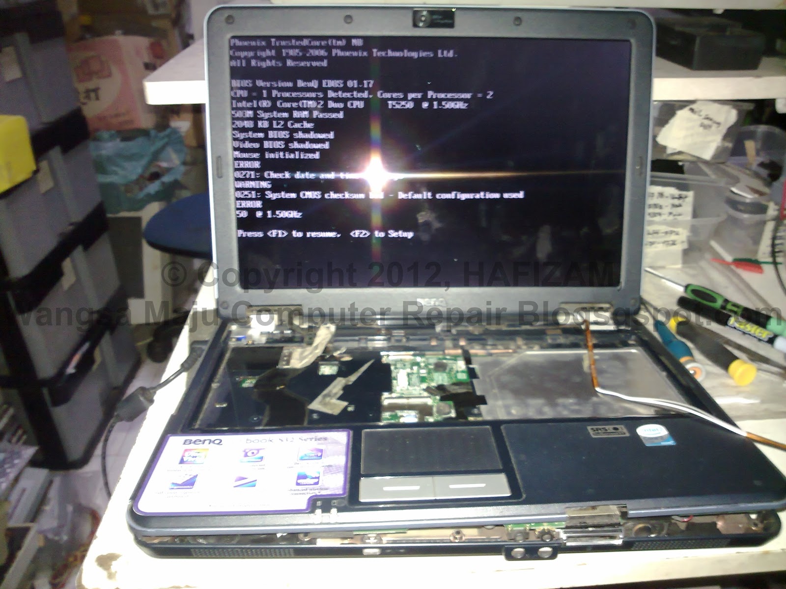 WANGSA MAJU COMPUTER REPAIR BAIK PULIH BENQ JOYBOOK S32 TAK BOLEH