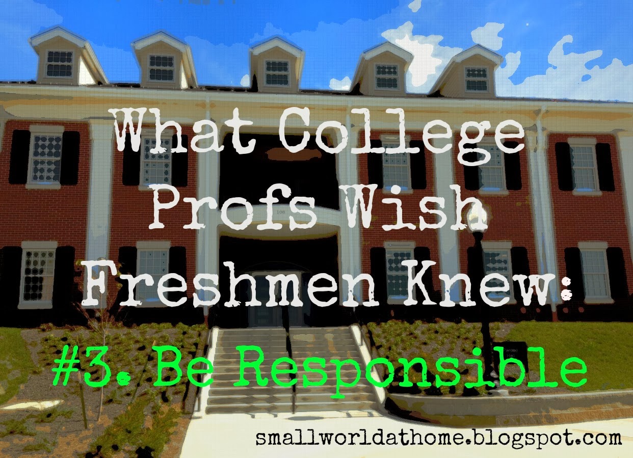 personal responsibility in college