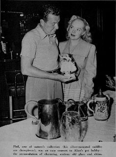 Phil Harris, Alice Faye and their glass collection