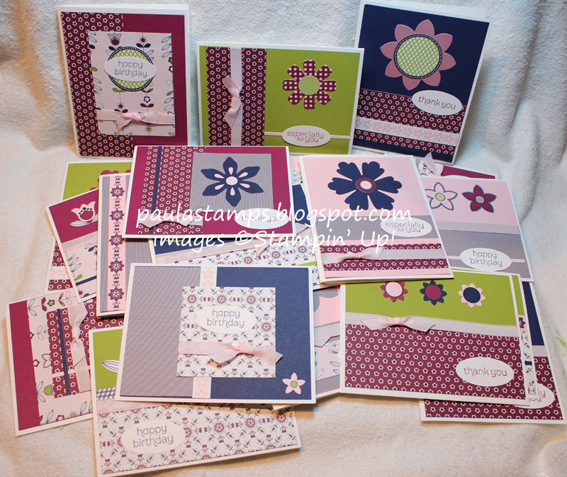 Stampin' with Paula Simply Scrappin' Kit Cards