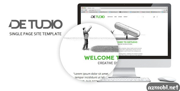 Detudio – HTML single page Template
