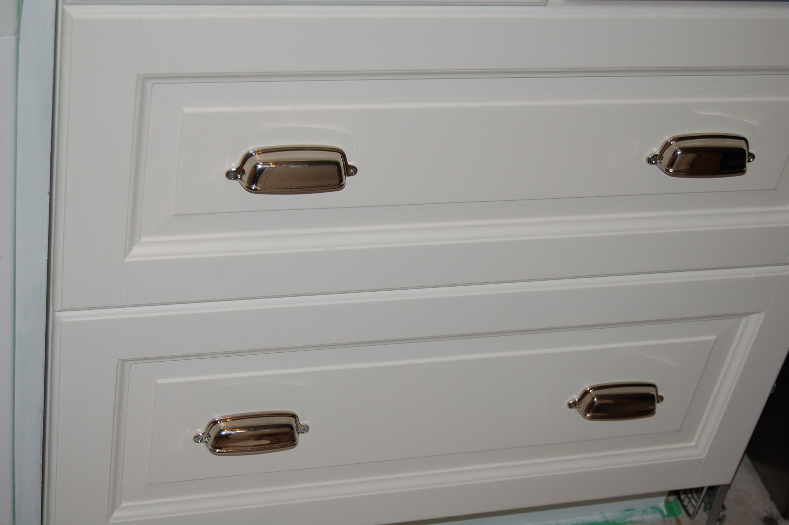 Kitchen cabinet screws Restoration Hardware's Gilmore Pulls On Cabinets
