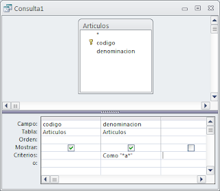 Ejemplo de consulta con carácter comodín Ejemplo de consulta con carácter comodín