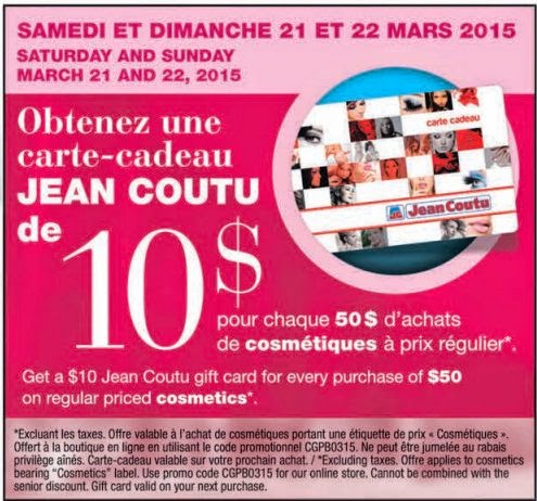 Code coupon jean coutu photo