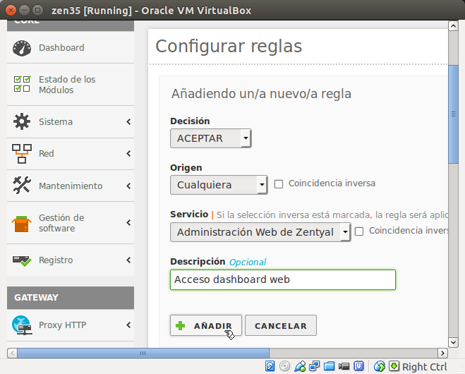 DriveMeca instalando Zentyal 3.5 paso a paso
