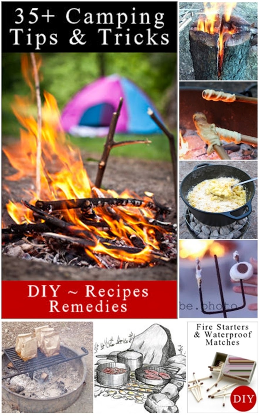 35+ Camping Tips And Tricks & Treats DIY Craft Projects