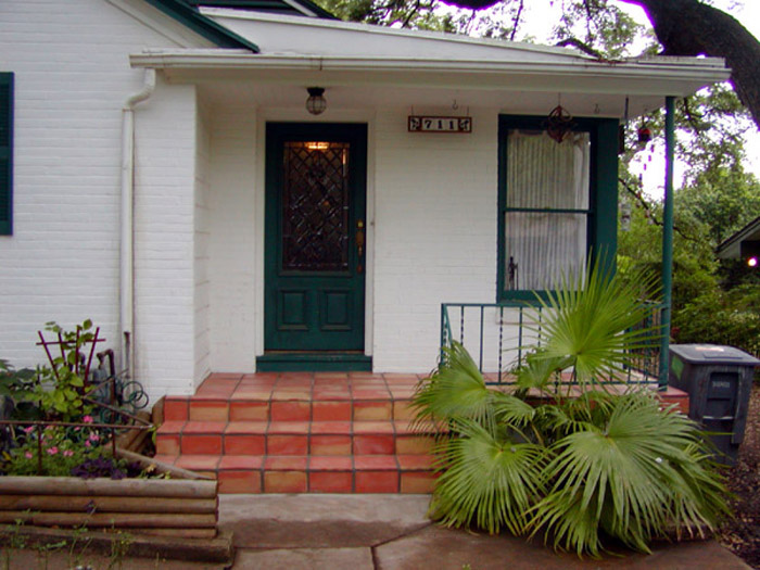mid century modern front porch light