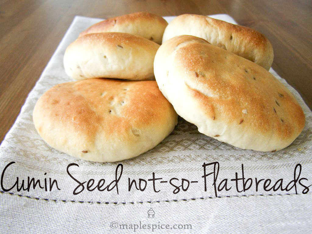 maple•spice Cumin Seed notso Flatbreads