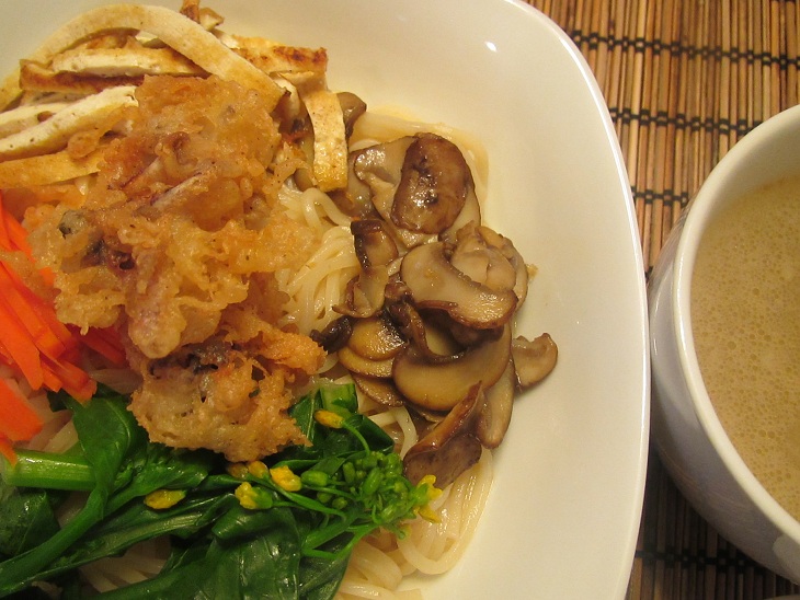 The Perfect Ramen Noodles with Seafood Tempura